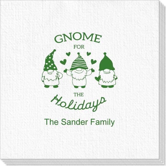 Gnome For The Holidays Deville Napkins